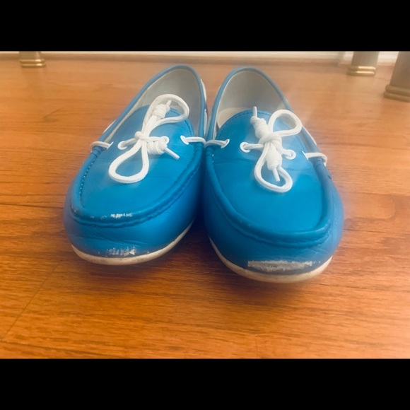Cole Haan Gunnison Loafer in Summer Blue and White - Picture 5 of 5